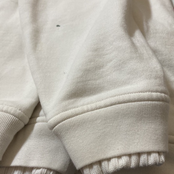 VINTAGE Tommy Hilfiger White Zip Pullover Sweatshirt - Picture 7 of 8